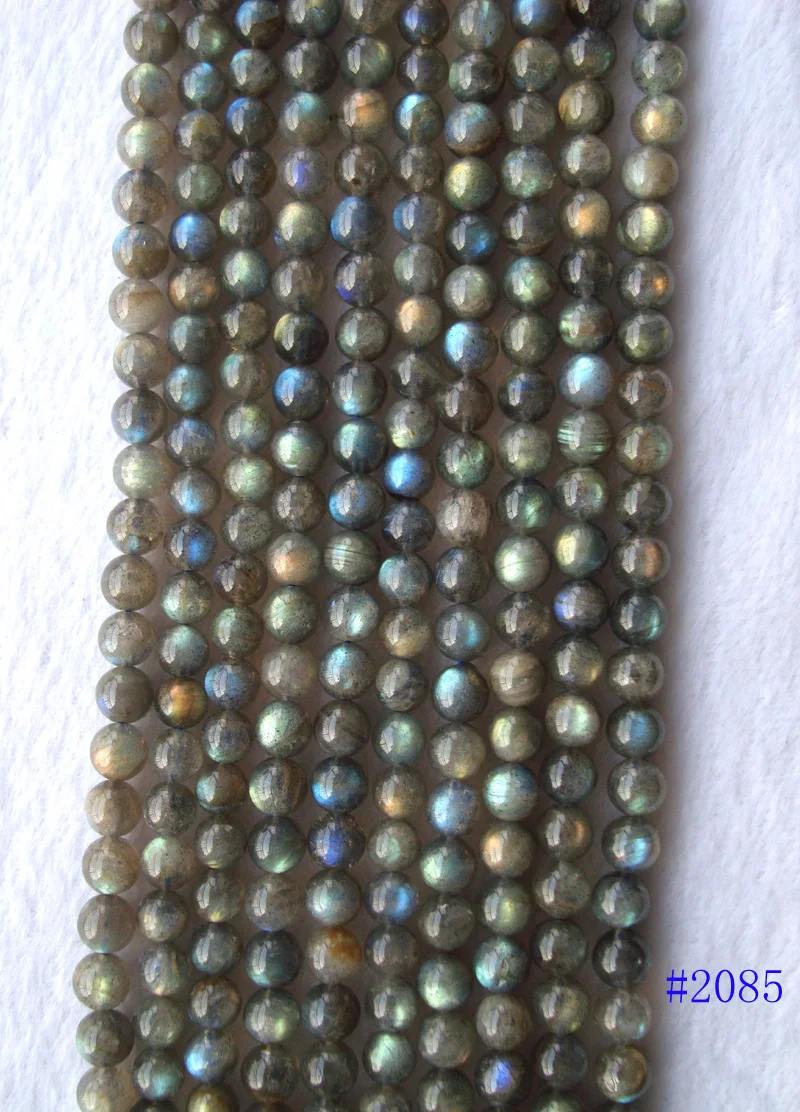 Круглые Бусины Из Натурального Лабрадорита 7 мм незакрепленные бусины для