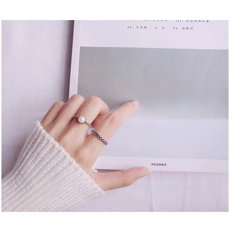 Женское кольцо для коктейлей Trustdavis серебряное из тайского стерлингового серебра