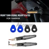 for yamaha mt 03 mt 07 mt 10 mt 09 tracer 900 fj 09 yzf r1 yzf r6 r3 4pcs motorcycle turn signals front turn signal mount plates
