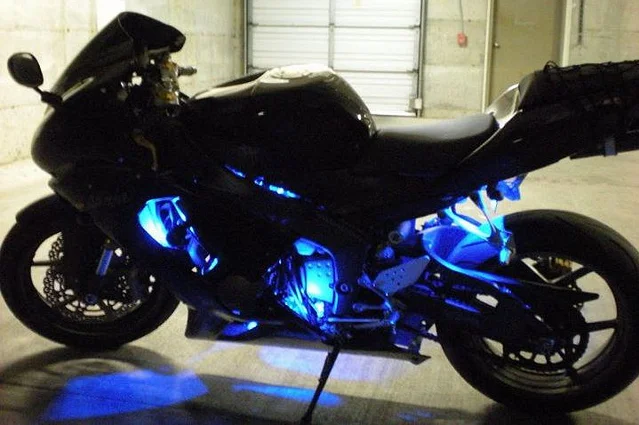 Гибкий RGB мигающий светильник для Aprilia Mana 850 RS125 RS250 RS50 RST1000 декоративная