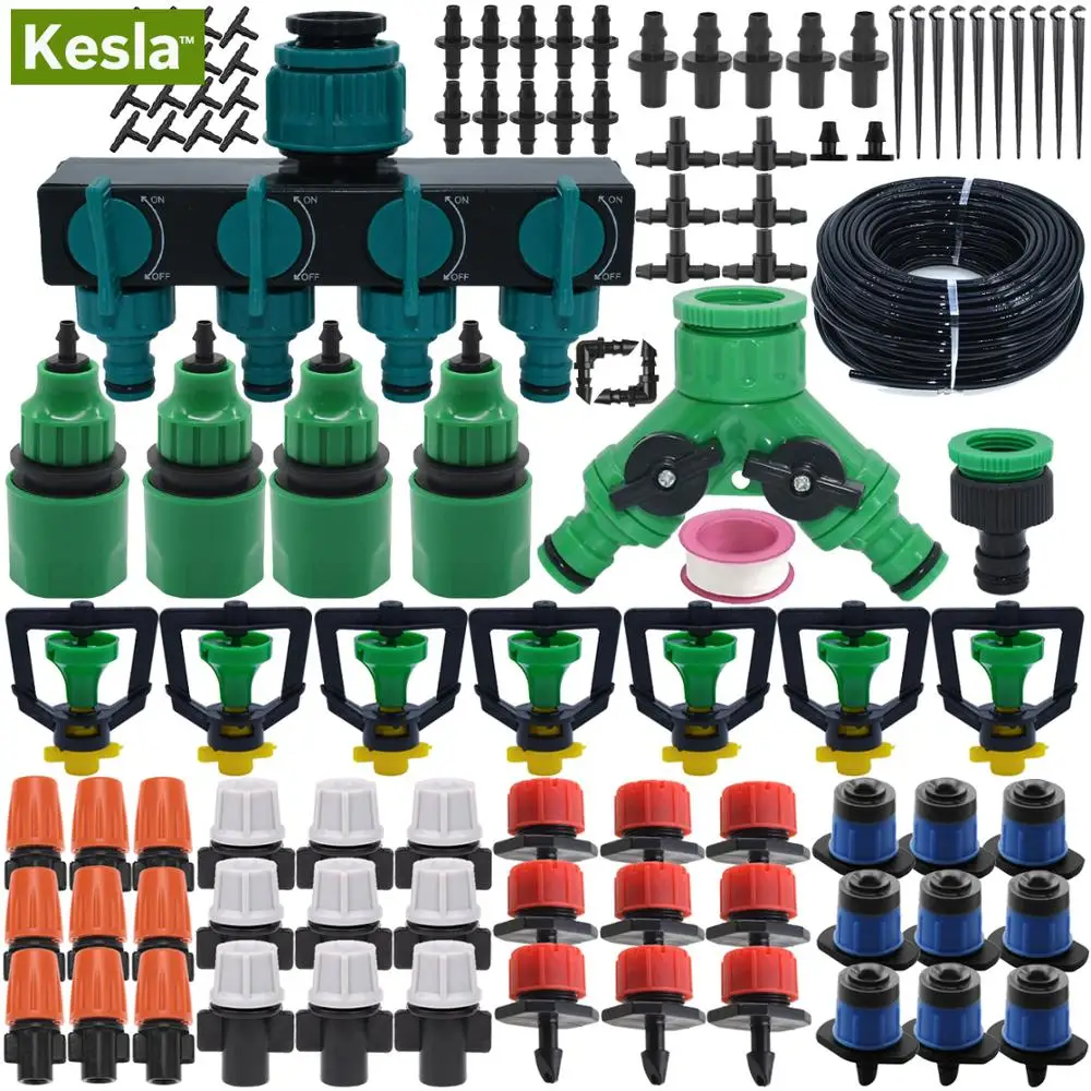 Автоматическая система полива капельного орошения KESLA 5 м 50 набор для сада DIY