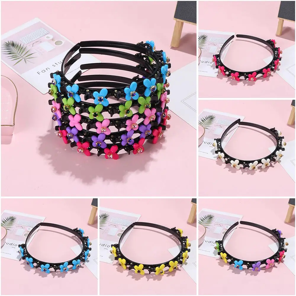 

Tool Tooth design Styling Tools Fashion Rhinestone HairClip Bangs fixed HeadHoop Broken hair artifact Hairstyle Hairpin