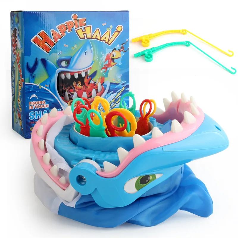 

Children Desktop Educational Fishing Toys Fun Thrilling Biting Great White Shark Game Parent-child Interactive Desktop Toys