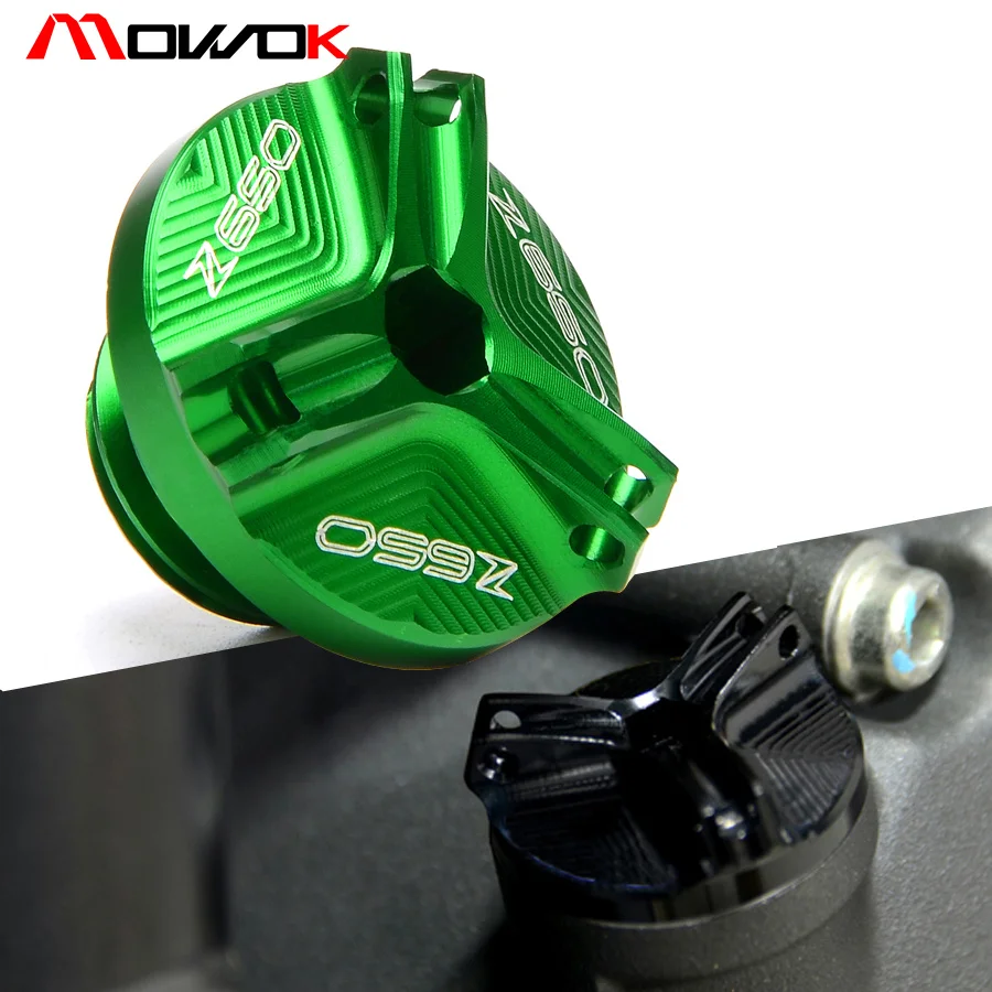 Винт крышки фильтра масла двигателя мотоцикла M20 * 2 5 для KAWASAKI Z650 2017 2018 2019 2020