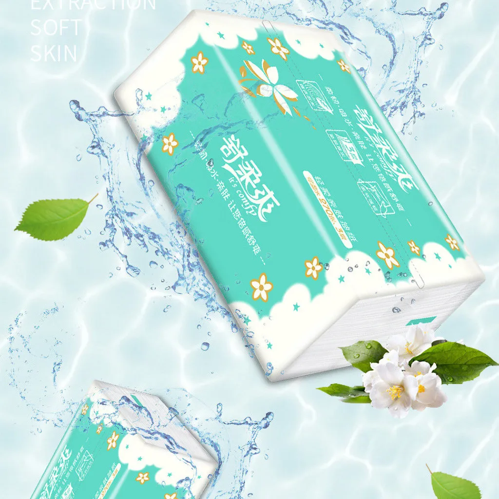 Туалетная бумага мягкая 6 упаковок 4 слойное полотенце Детская приятное для кожи