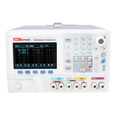 UNI-T UTP3303S/UTP3305S DC Регулируемый источник питания 4,3 дюймов TFT ЖК-дисплей перенапряжения, перегрузки по току, защита от температуры