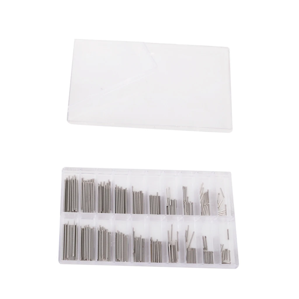 

1 Box 8-26mm Spring Bars Straps Link Pins Repair Kit Tools Steel