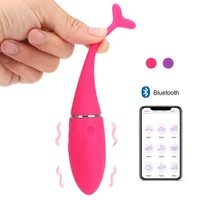 sexy dolphin bluetooth vibrators for women vaginal balls exerciser anal plug clitoris massager app control erotic toys sex shop