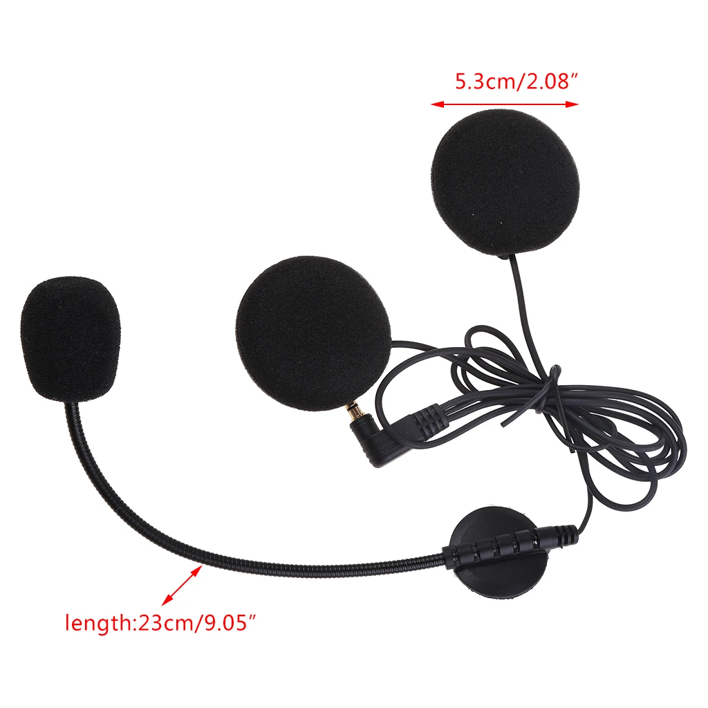 Motorcycle Earphone Speaker Intercom Accessories 3.5mm Jack Plug &ampClip For V4 V6 | Автомобили и мотоциклы