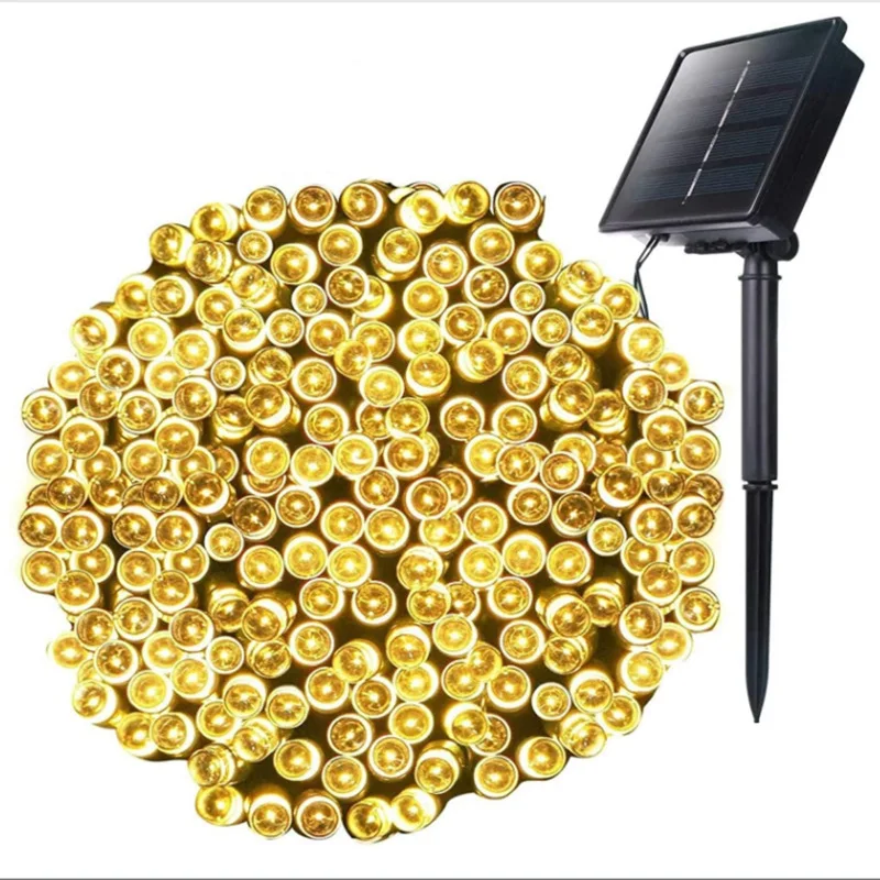 

Solar String Lamps For Garden Waterproof Outdoor Lighting 7M 12M 22M 6V Christmas Xmas Holiday Decoration Fairy Solar Battery