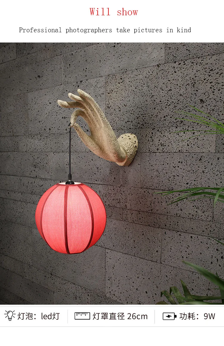 Креативные Новые простые декоративные лампы в китайском стиле Дзен для коридора