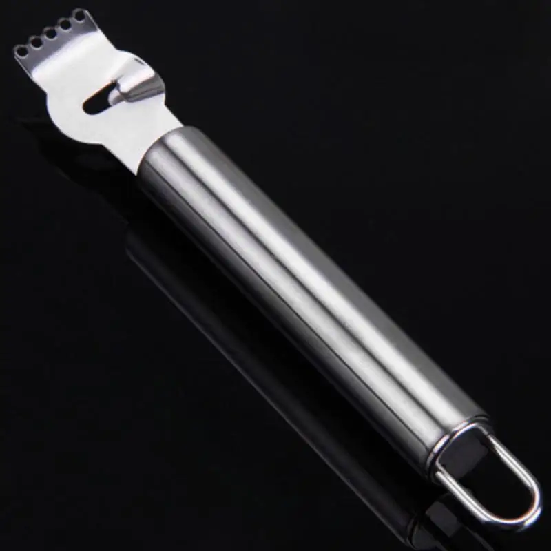 

New Lemon Peeler Stainless Steel Lemon Lime Orange Fruit Citrus Zester Peeler Fruit Grater Knife With A Hook Kitchen Gadgets