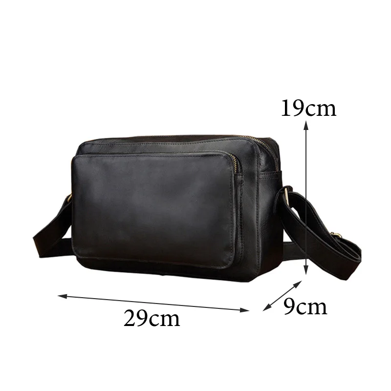 

AETOO Handmade leather men's bags, leather messenger bags, simple casual men's shoulder bags