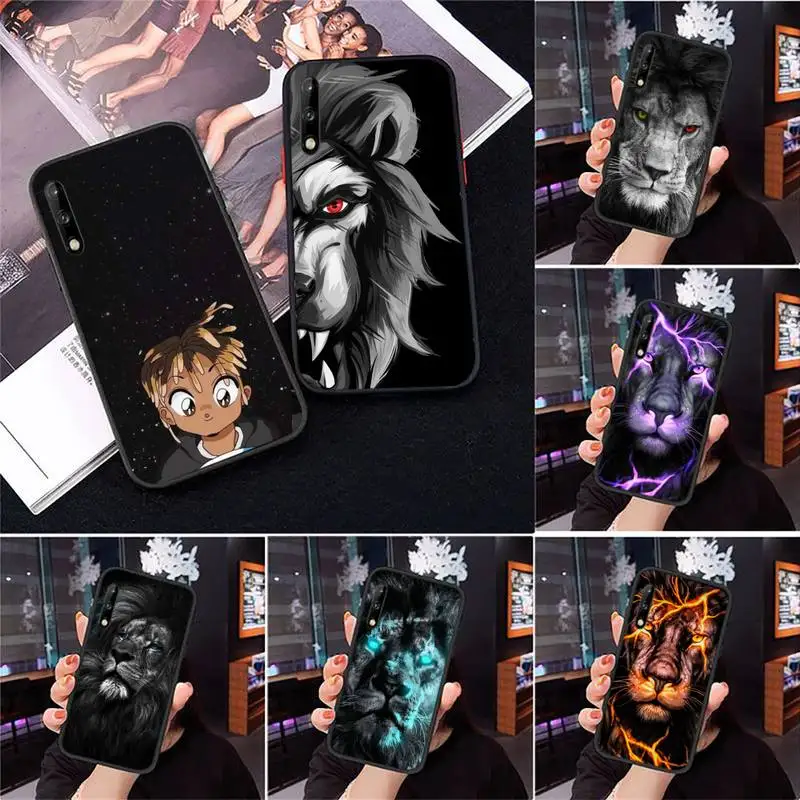 

Lion head Flash Figure Phone Case for Huawei mate9 10 20X 30 40 pro PSmart2019