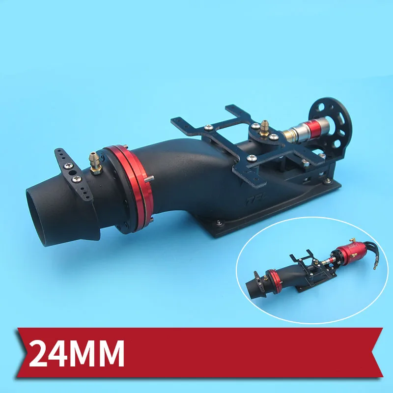 

1PC 24mm Water Thruster Modified Sprayer Thruster CNC Water Jet Pump W 3674 Brushless Motors+Cooling Jacket for RC Speed Boats