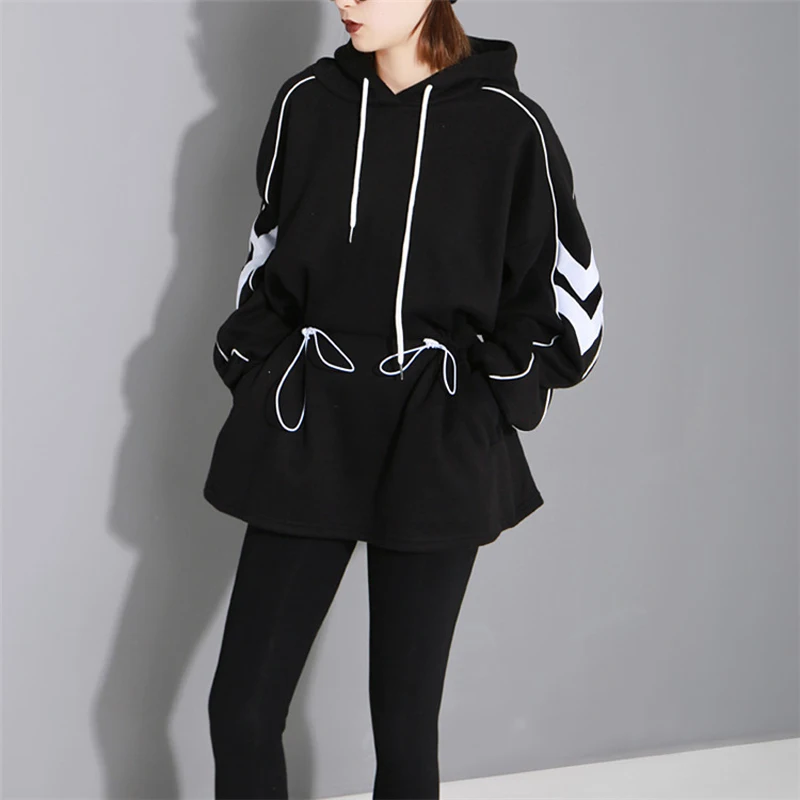 Осенняя и зимняя Корейская версия толстовки модные повседневные топы с круглым