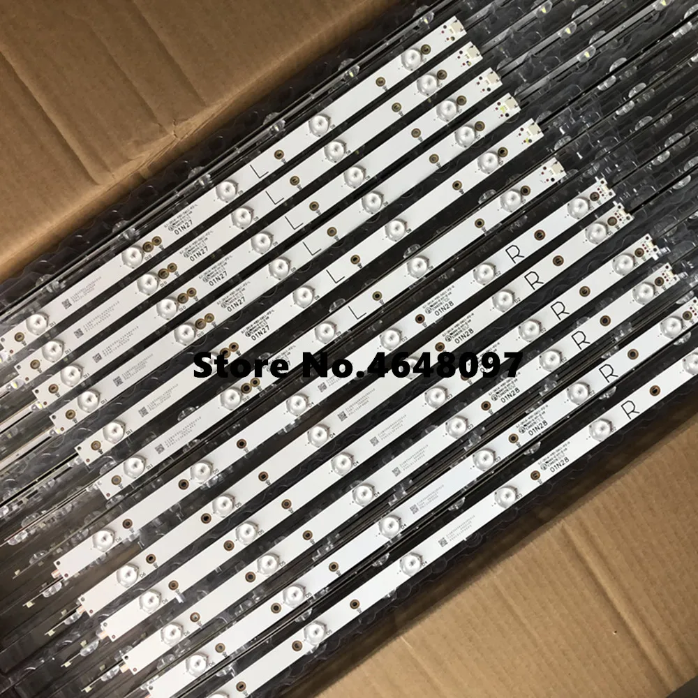 

LED Backlight strip For P hil ips 49" TV 49PUF6701/T3 GJ-2K15-XM-D2P5C1-490-D611-C1