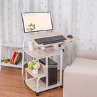 Большой размер, настольный компьютерный стол, регулируемый передвижной портативный стол для ноутбука, вращающийся стол для ноутбука, может быть поднят стоячий стол
