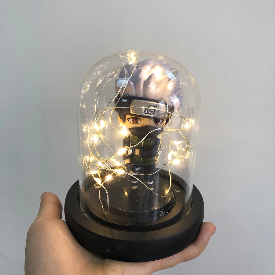 2020 Наруто Саске кукла памятная Ver ПВХ Аниме Фигурка героя в Стекло светодиодный