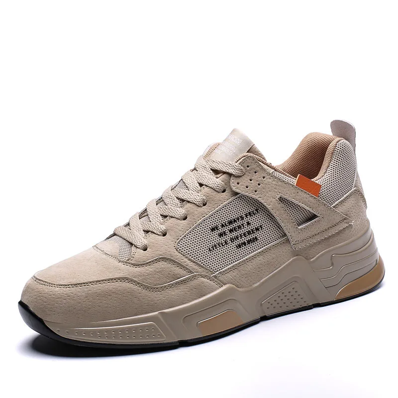 1010-Khaki YRRFUOT; Новинка года; сезон осень; мужская повседневная обувь высокого качества; модная мужская обувь на нескользящей подошве; дышащие мужские кроссовки; Zapatos - Цвет: 1010-Khaki