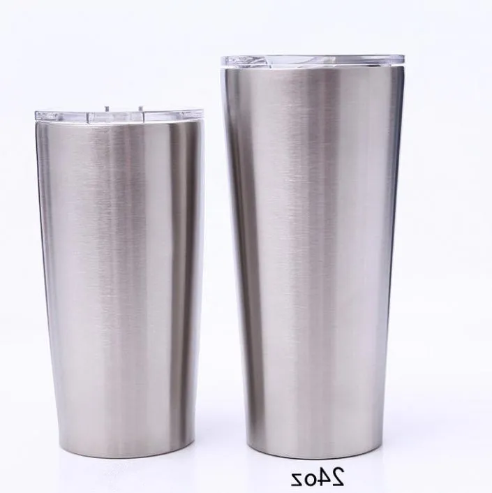 

24oz 20 Ounce Tumbler 30 Ounce Vacuum Cups Stainless Steel Double Wall Vacuum Insulated Mugs Beer Cups Drinkware Vacuum Coffee