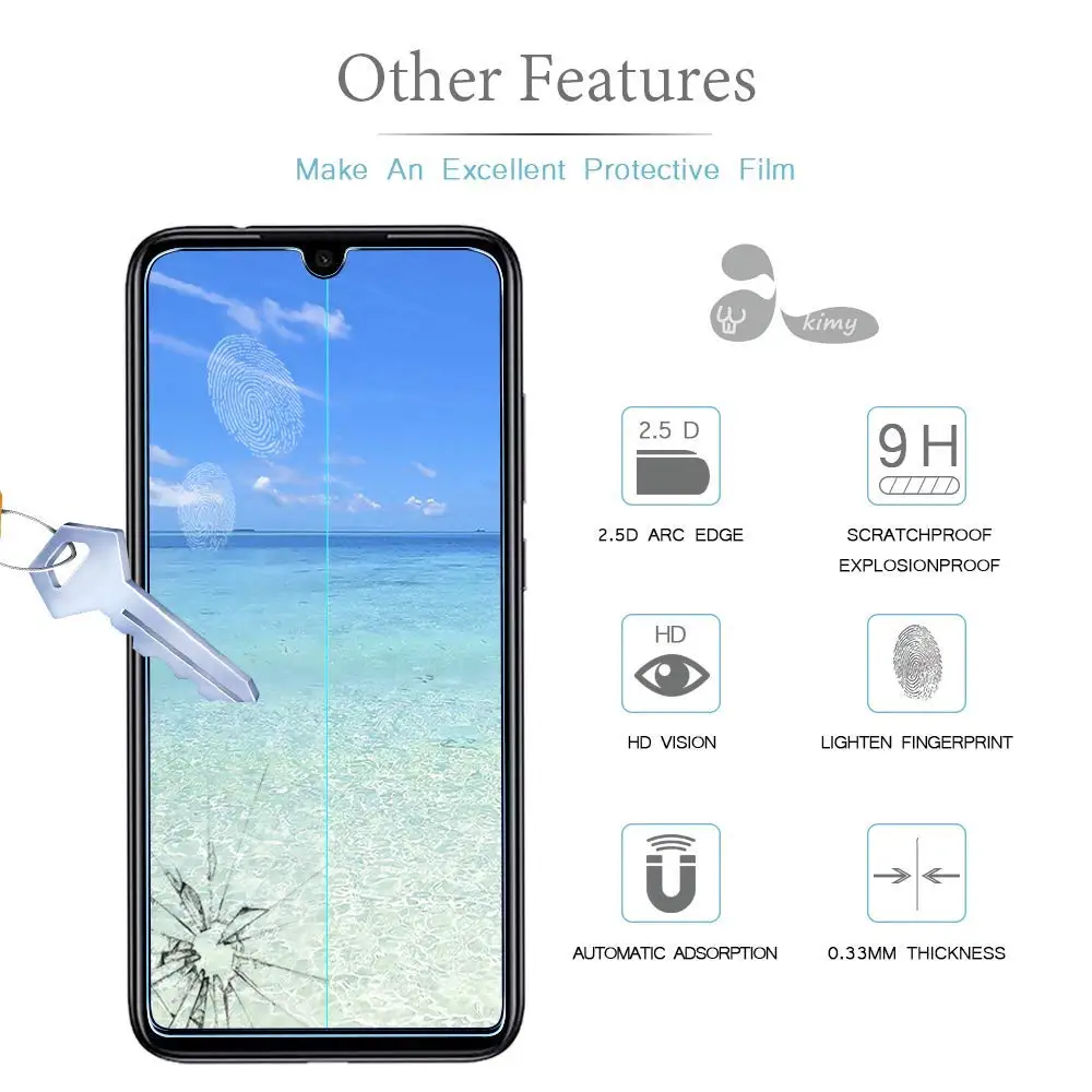 2.5D стекло 9H HD защитная пленка для экрана для Xiaomi Redmi Note 7 8 5 k20 Pro 5 Plus 4X 5A Закаленное стекло Защитная пленка для экрана