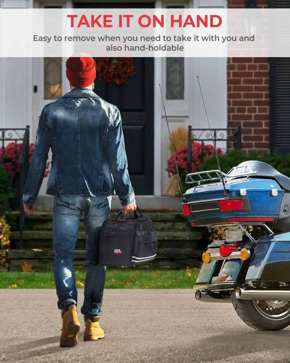 Багажная сумка для мотоцикла органайзер Tour Pak Pack Road King Street Glide моделей Electra Touring