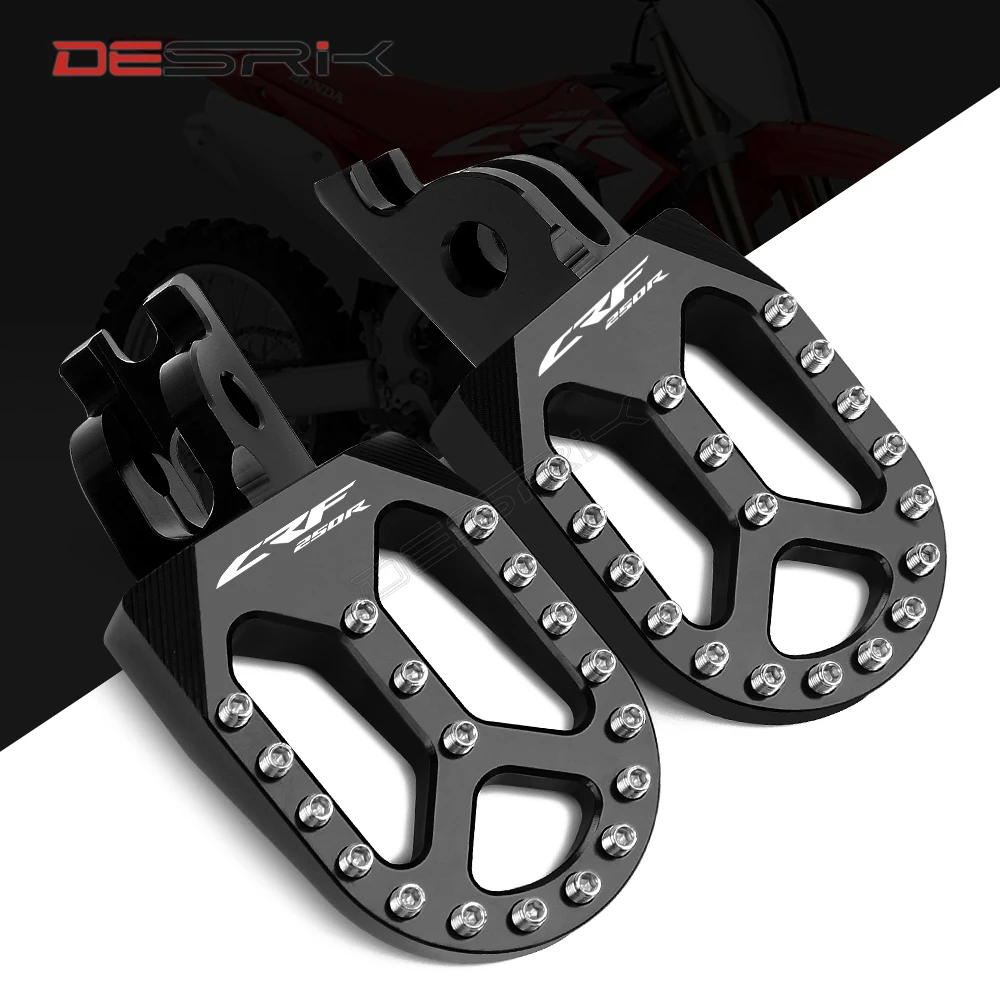 Десрик Мотоцикл с ЧПУ подножка подножки педали для Honda CRF250R CRF 250 R 250R CRF250 2004 2018 2019