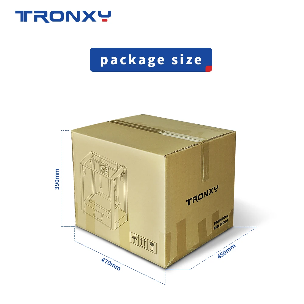 

Tronxy D01 3D Printer CoreXY Structure Industrial linear guide rail Silent design Titan Extruder High-precision printing printer