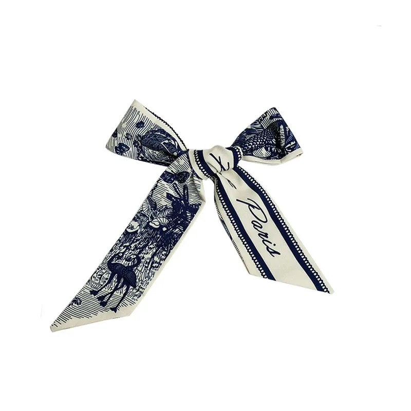 

YANGLIUJIA Women And Girls With Silk Cloth Wire Cloth Hair Band Fashionable Joker Long Bowknot Hair Accessories Women Jewelry