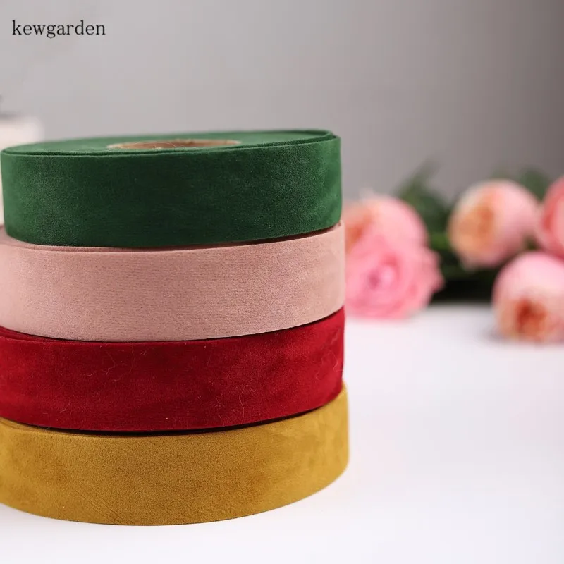 Kewgarden замшевая лента 1 &quot1 5&quot 5/8 &quot16 мм 25 40 DIY аксессуары для бантов атласная