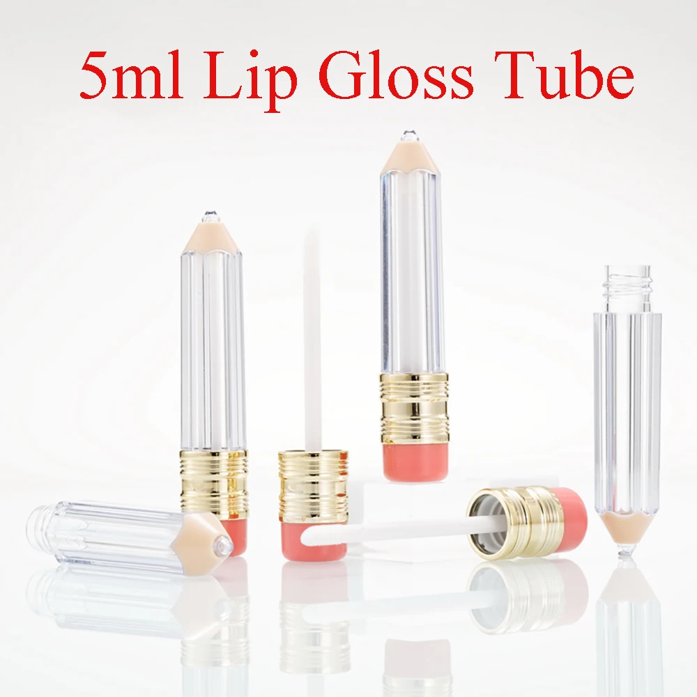 10/5 мл пустой блеск для губ контейнер прозрачный бальзам трубки карандаш форма