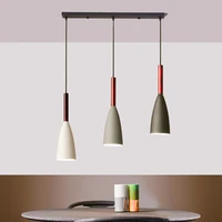 modern e27 led pendant lights over dining table kitchen island nordic minimalist hanging lamp living room decoration