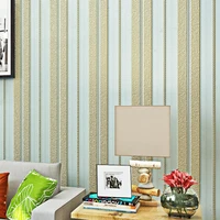 beibehang metallic modern roll wallcovering glitter non woven stripe wall paper roll background mural wallpaper for living room