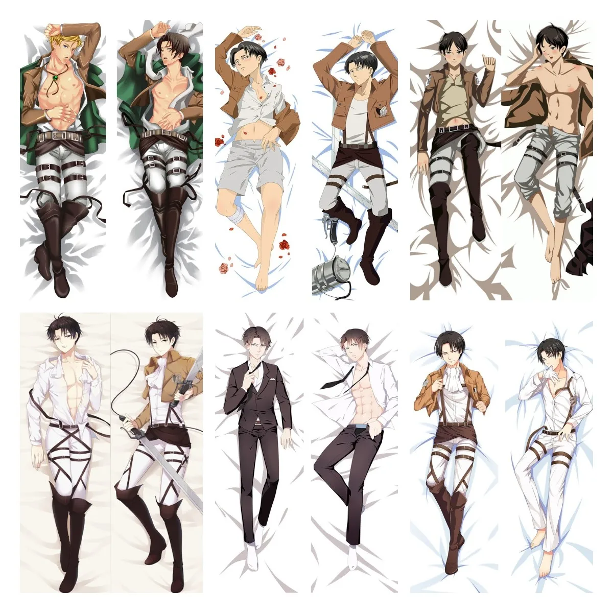 

Подушка «атака на Титанов», наволочка дакимакура, обнимающая подушка для тела, привлекательная наволочка в стиле бойфренда, кожаная наволо...