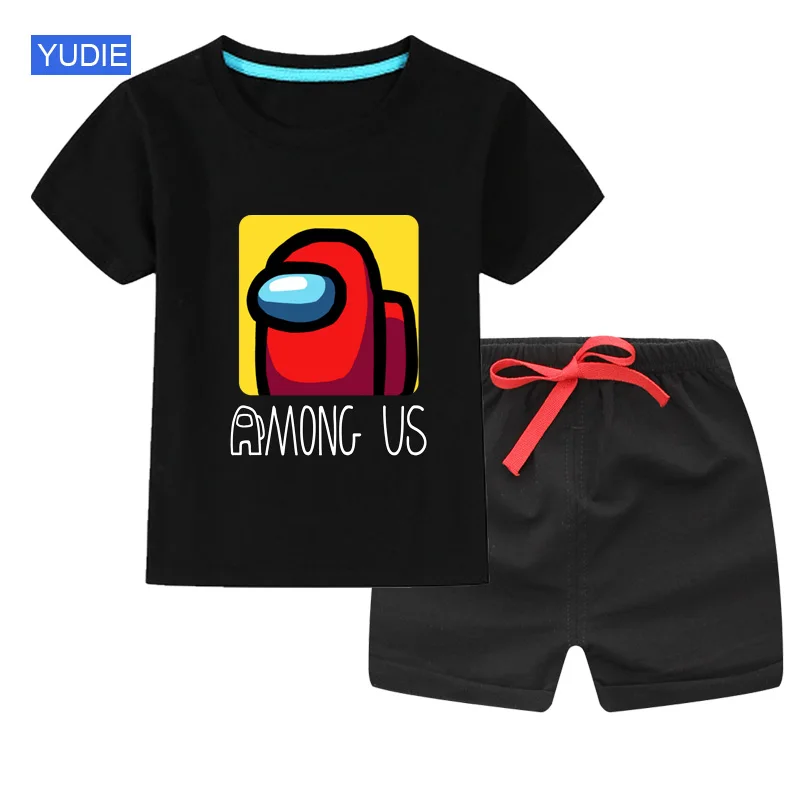 New Game kids baby T-shirt Short Sleeve Cartoon Tshirt Set for Kids Boy 3D Printed Tops Impostor Graphic Hip Hop Unisex Clothing