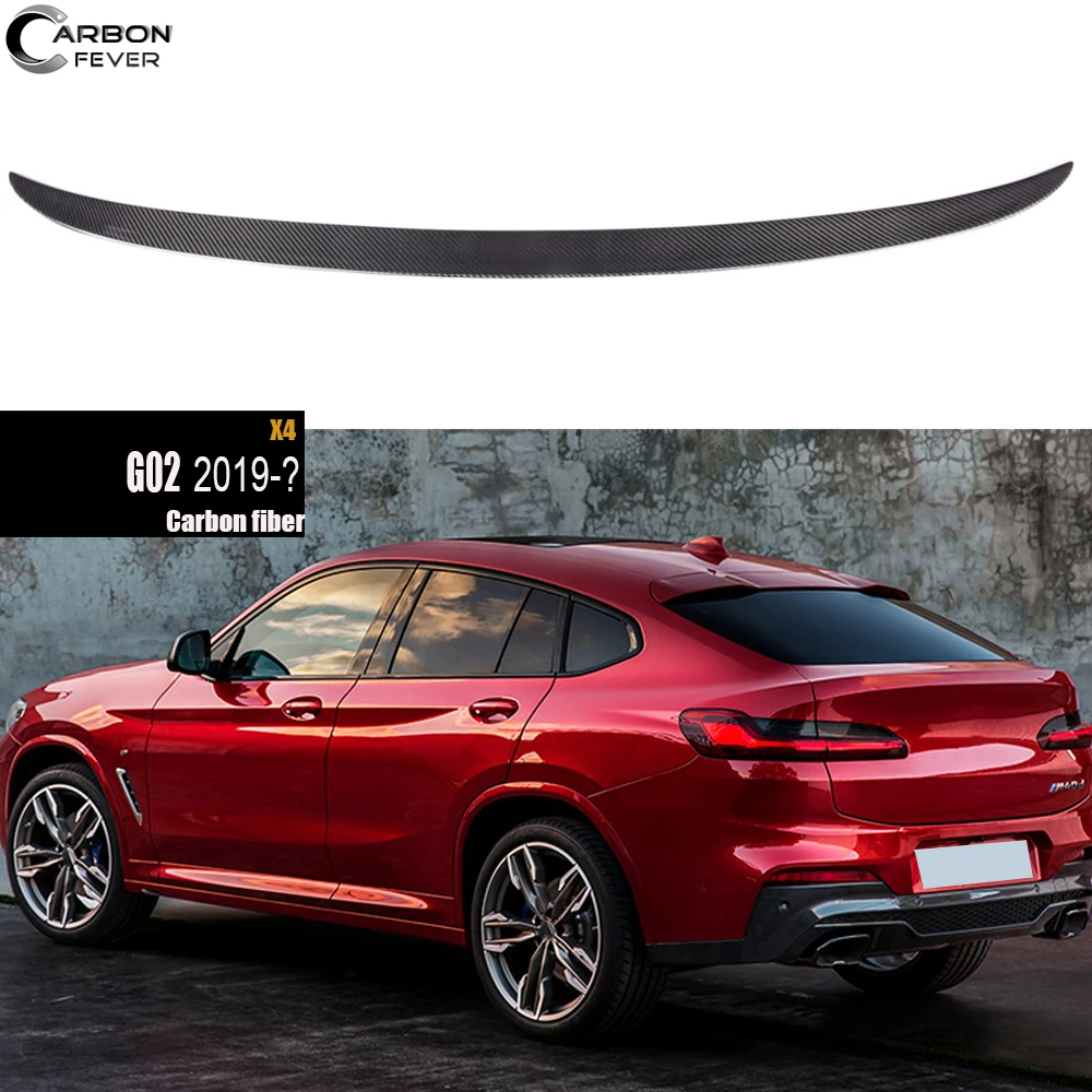 

For BMW G02 X4 Spoiler Carbon Fibre Car Rear Wing Spoiler For BMW X4 Spoiler 2018+