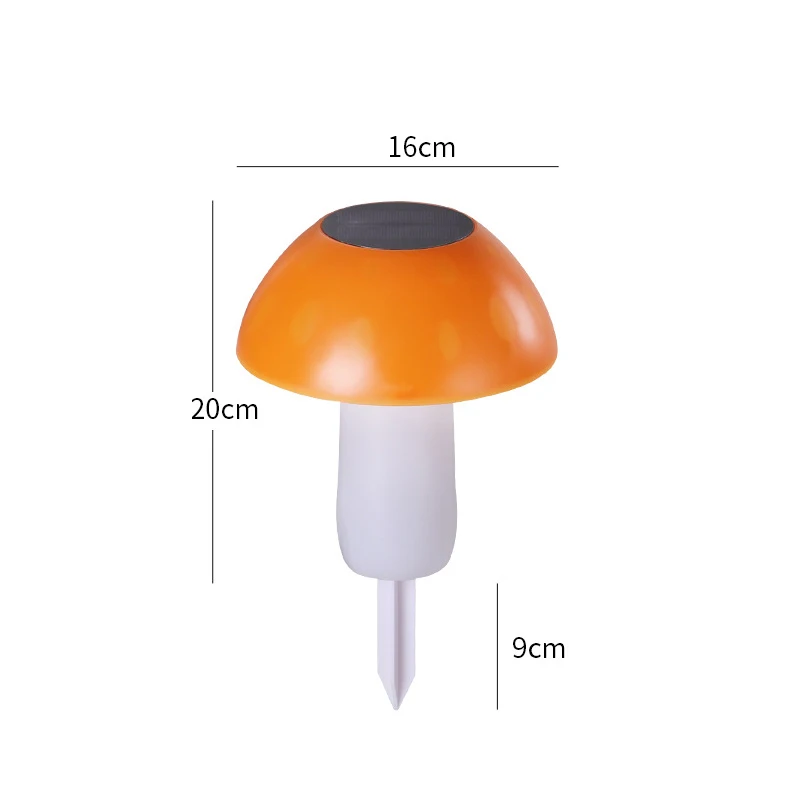 

LED Solar Light Outdoor IP65 Waterproof Solar Powered Garden Decoration Lawn Light Villa Roadside Lighting Mushroom Solar Lamp