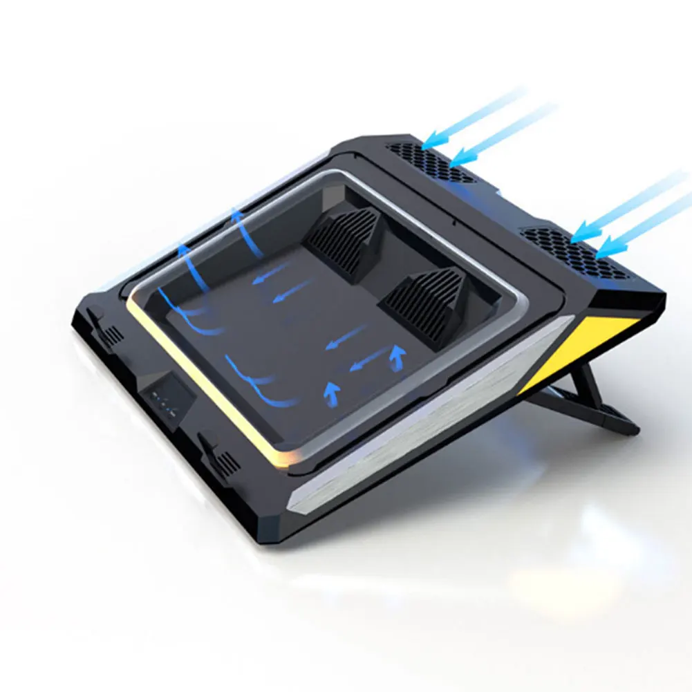 

Home Office Notebook Cooler Universal External For Gaming Laptop Cooling Pad USB #734