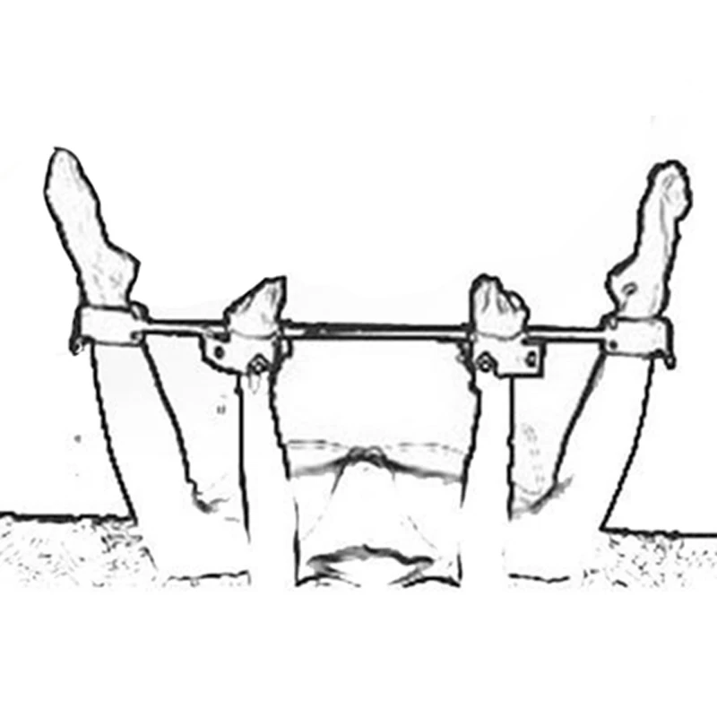 Наручники из нержавеющей стали растягивающаяся портупея для бондажа на