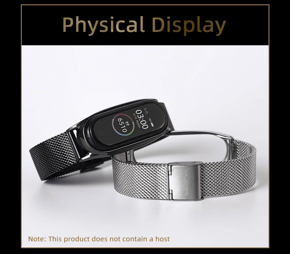 Браслет на запястье для xiaomi mi band 3, 4, металлический ремешок из нержавеющей стали, mi band 4, 3, браслеты, Сменные аксессуары