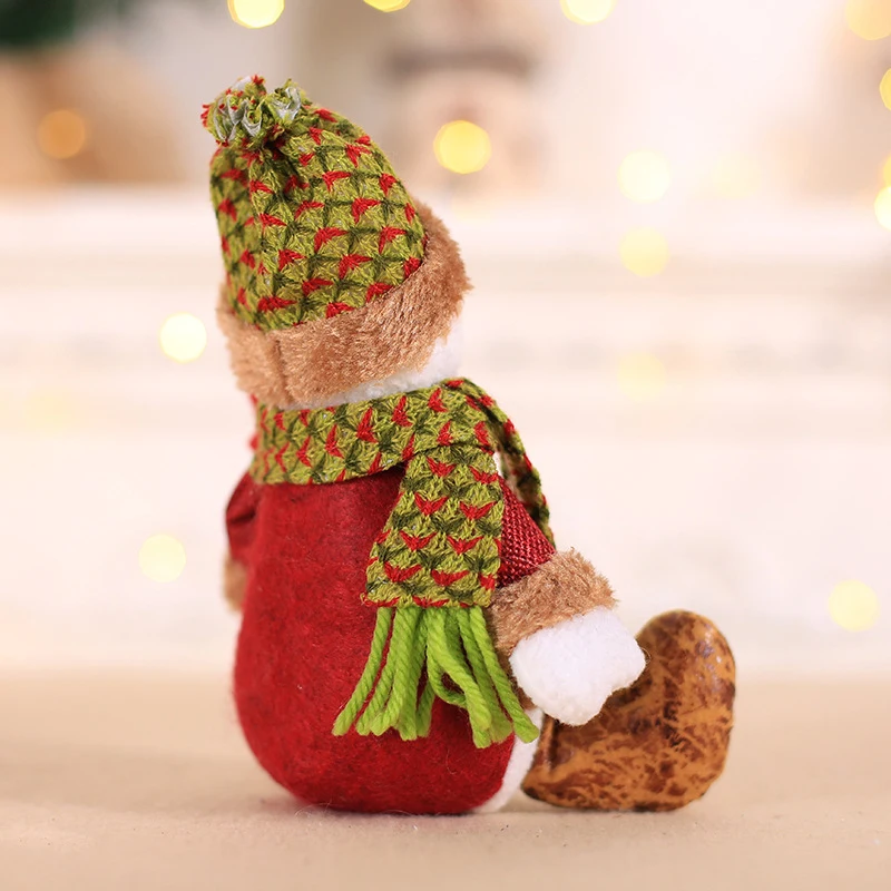 20*15 см мультяшная Рождественская игрушка сидя искусственная кукла украшение для