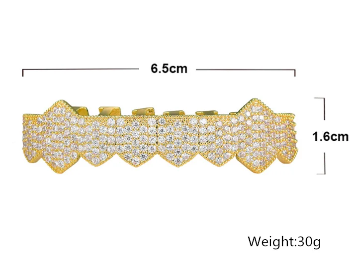 В стиле хип-хоп Fang декоративные Зубные коронки микро проложить кубический циркон