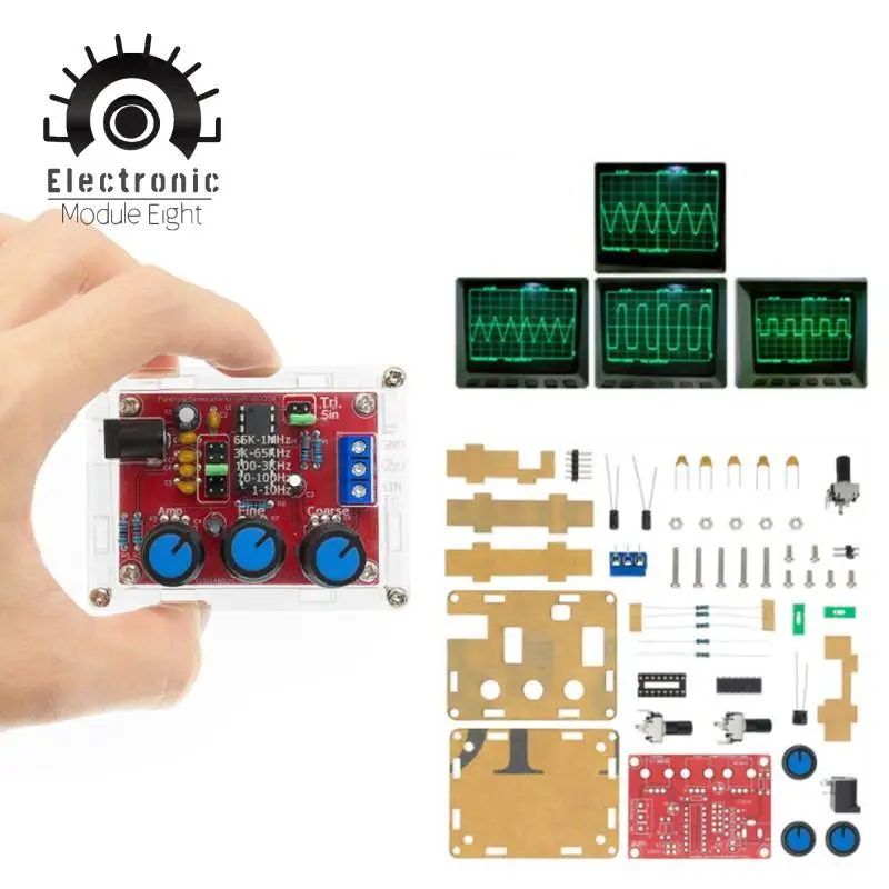 Генератор сигналов XR2206 функциональный синусоидальный/прямоугольный генератор