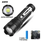 Светодиодный мини-фонарик XHP50 с аккумулятором 14500 и 5 режимами освещения