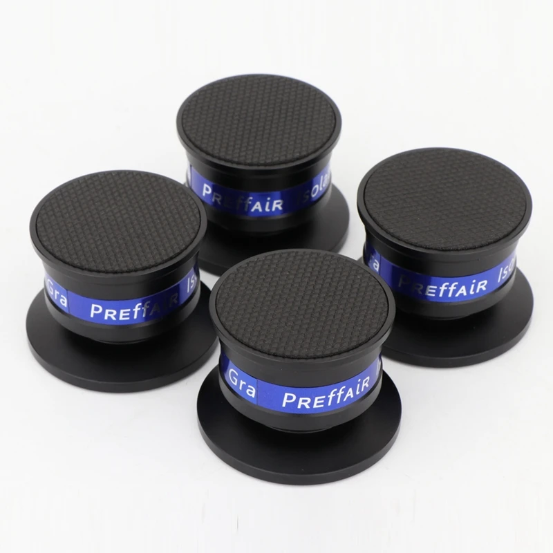

4 PCS Speaker Amplifier Shock Spikes Isolation Feet Stand Pad for Turntable Amplifier CD DAC Recorder