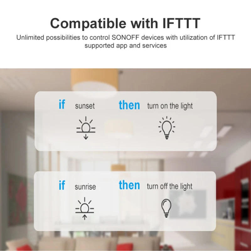 SONOFF RF 433 R3 Smart Switch Home DIY Wifi Switches eWeLink APP/433Mhz/Voice Remote Control Works With Alexa Google IFTTT |