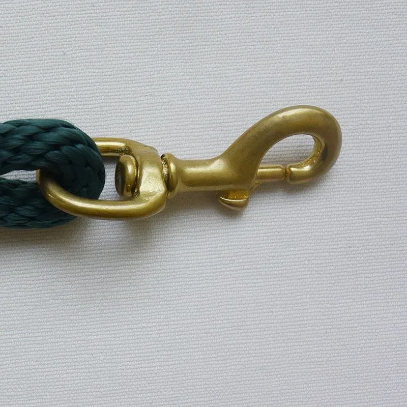 Поводок для собак Mideum кожаная шлейка крупных питомцев свинцовый