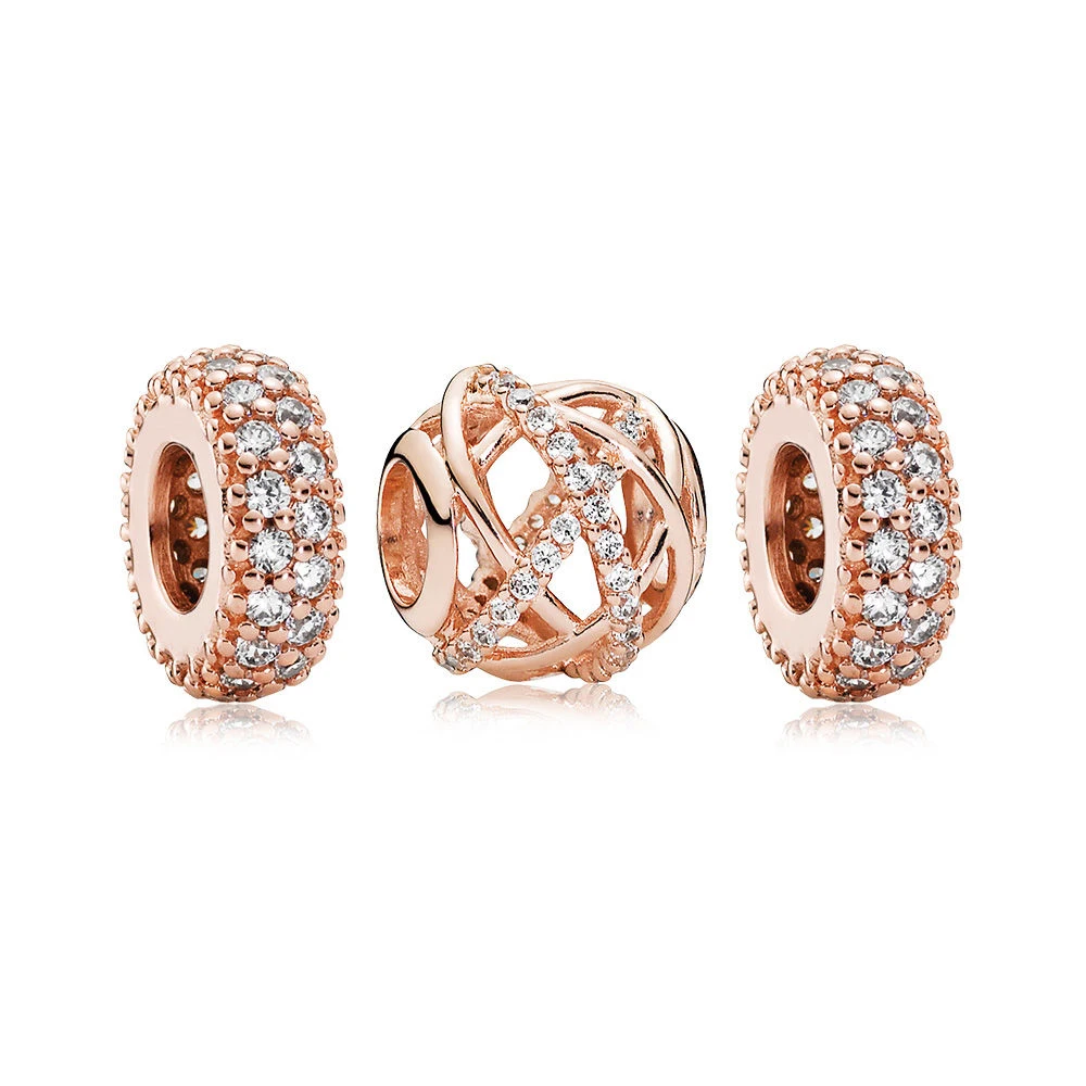 

Новинка 100% Серебро 925 пробы Роза сверкающая галактика Шарм Упаковка Ювелирные изделия подходящий DIY браслет подарок прямо с фабрики RAU0527