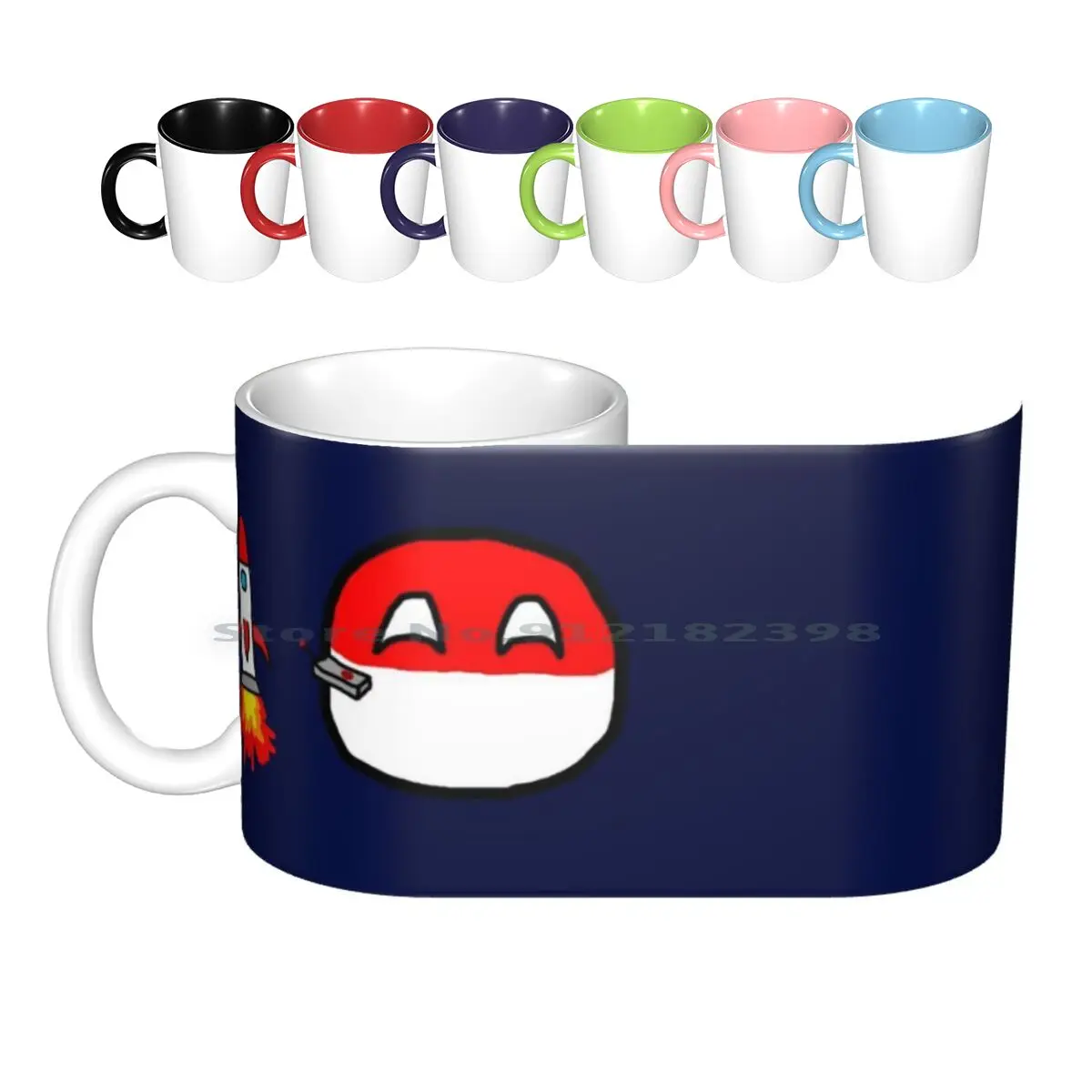 

Полевой шар может проникать в космос! Керамические кружки, кофейные чашки, кружка для молока, чая, полевой шар, Польша, космос, ракета, землян...